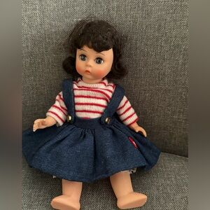 Madame Alexander 8” Wendy Doll Collectible Vintage 1950’s Toy Dark Hair